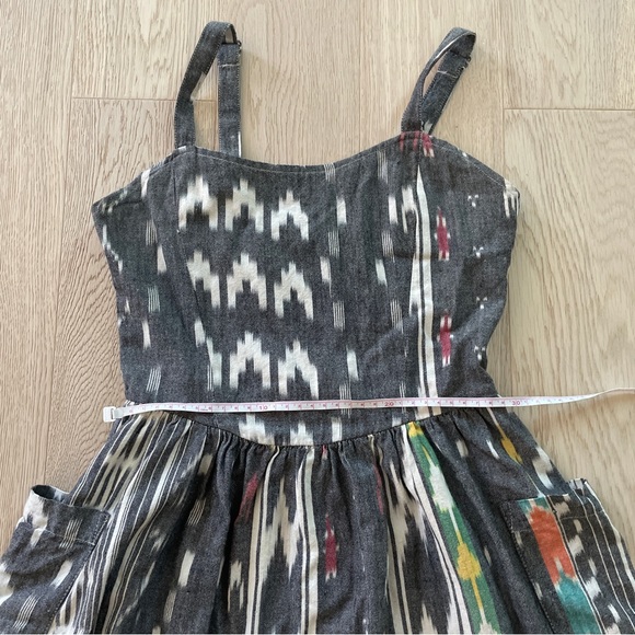 Atmosphere Patterned Cotton Strap Dress - XS (UK size 6) - Picture 3 of 13